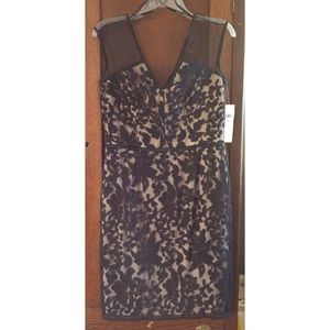 Black lace dress